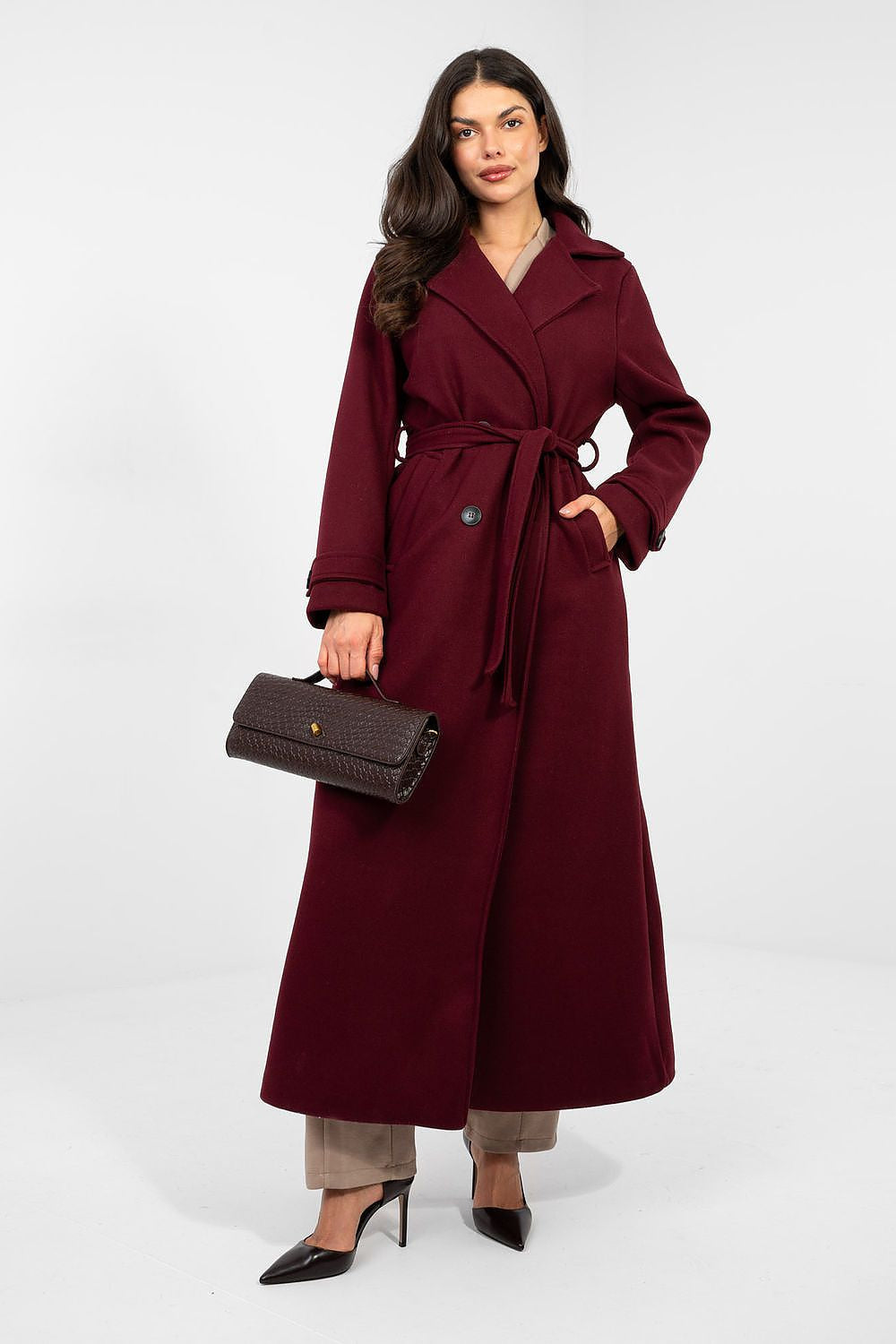 rosso 2 / universale Cappotto lungo - MAYA - 220940