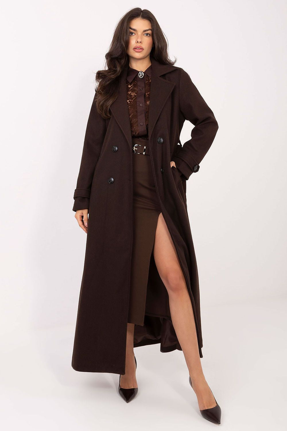 Marrone / universale Cappotto lungo - MAYA - 220940