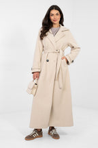 Beige 2 / universale Cappotto lungo - MAYA - 220940