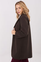 Marrone / Universale Cappotto midi da donna - 222159