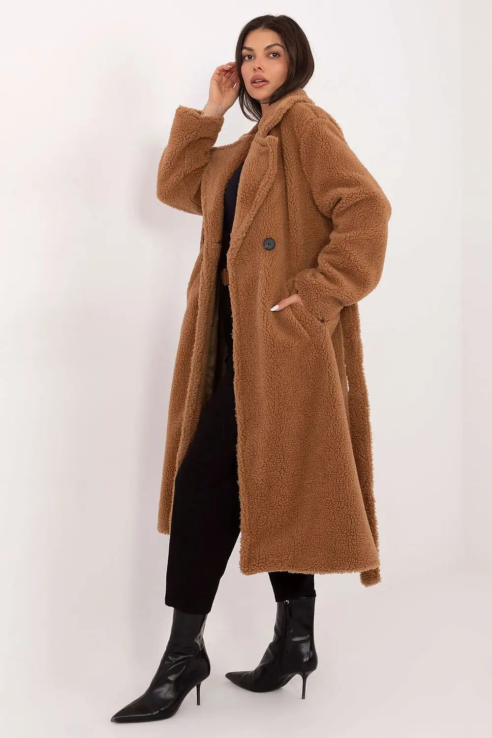Cappotto eco-montone e versatile - 221384