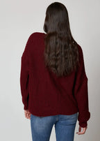 Cardigan basic con bottoni dorati - 288986