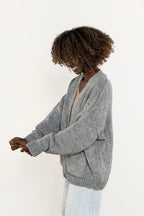 Cardigan con bottoni in dal taglio basic - 220853