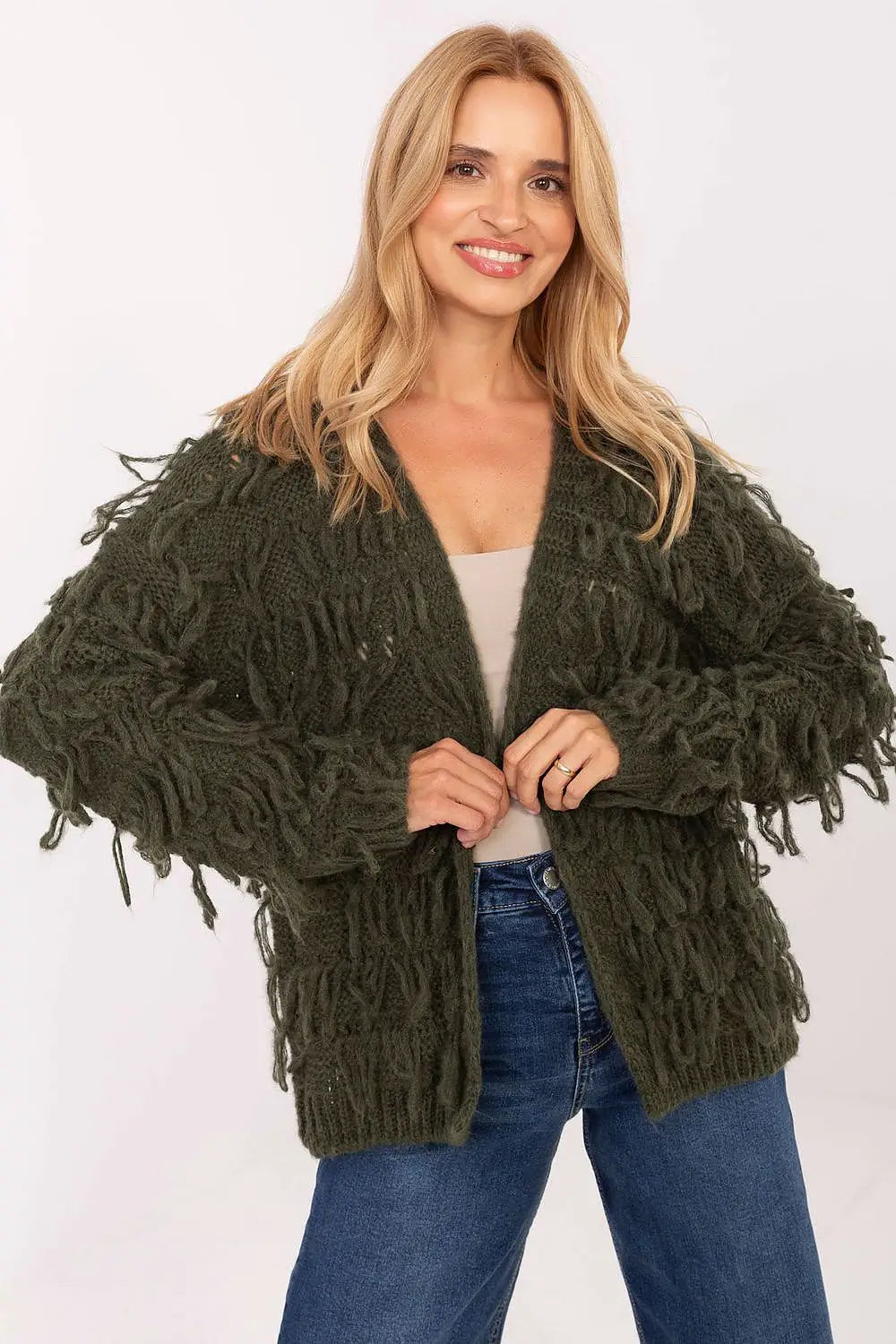 Cardigan da donna con frange - 216699