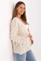Cardigan da donna con frange - 216699