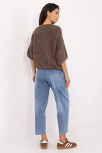 Cardigan da donna dal taglio ampio manica 3/4 - 220755