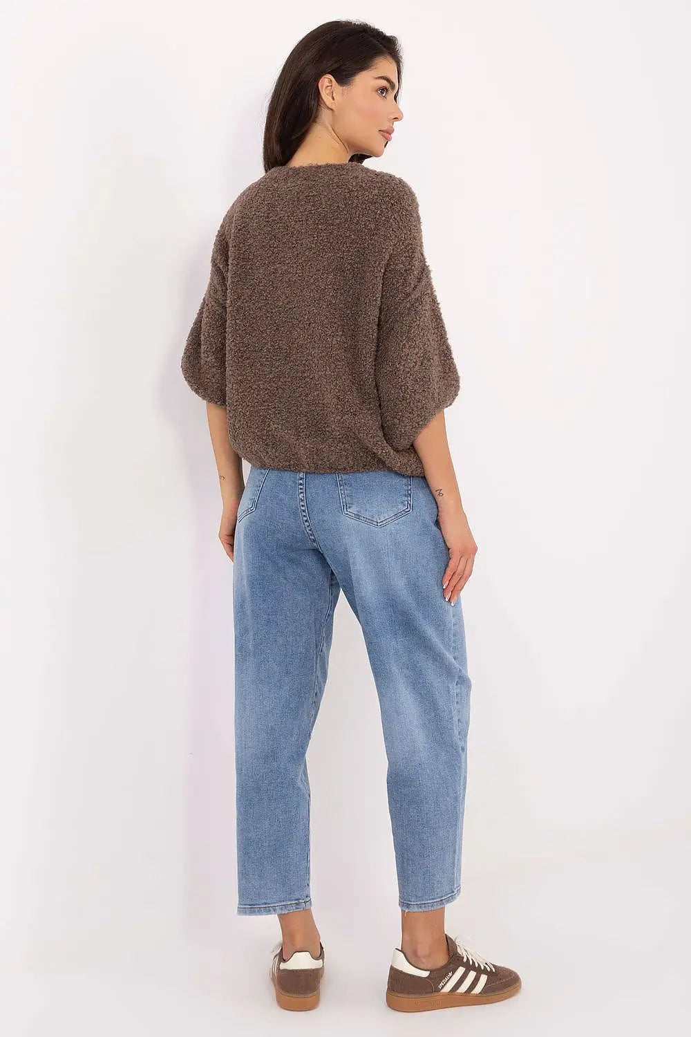 Cardigan da donna dal taglio ampio manica 3/4 - 220755