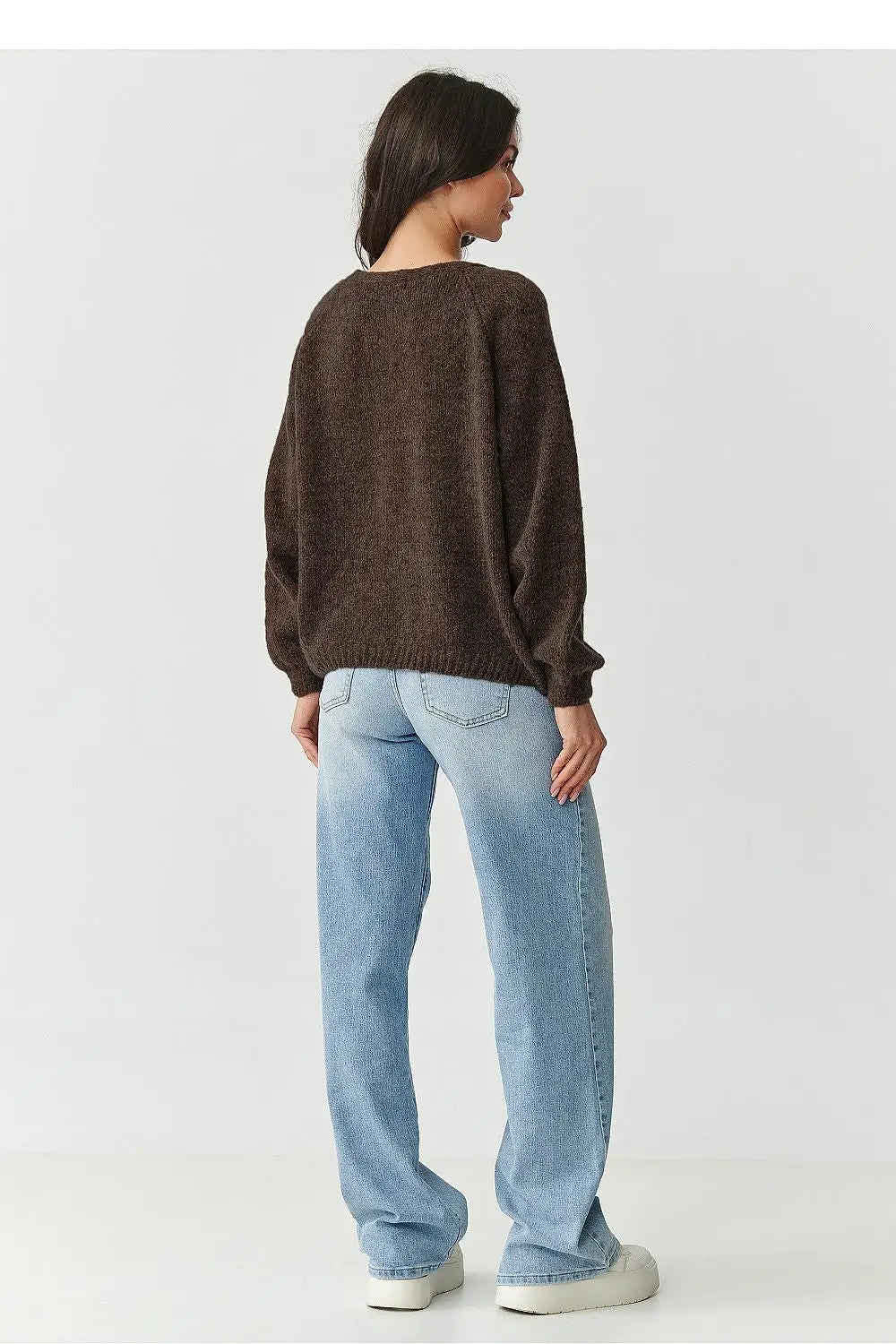 Cardigan da donna in morbida miscela di kid mohair - 217364