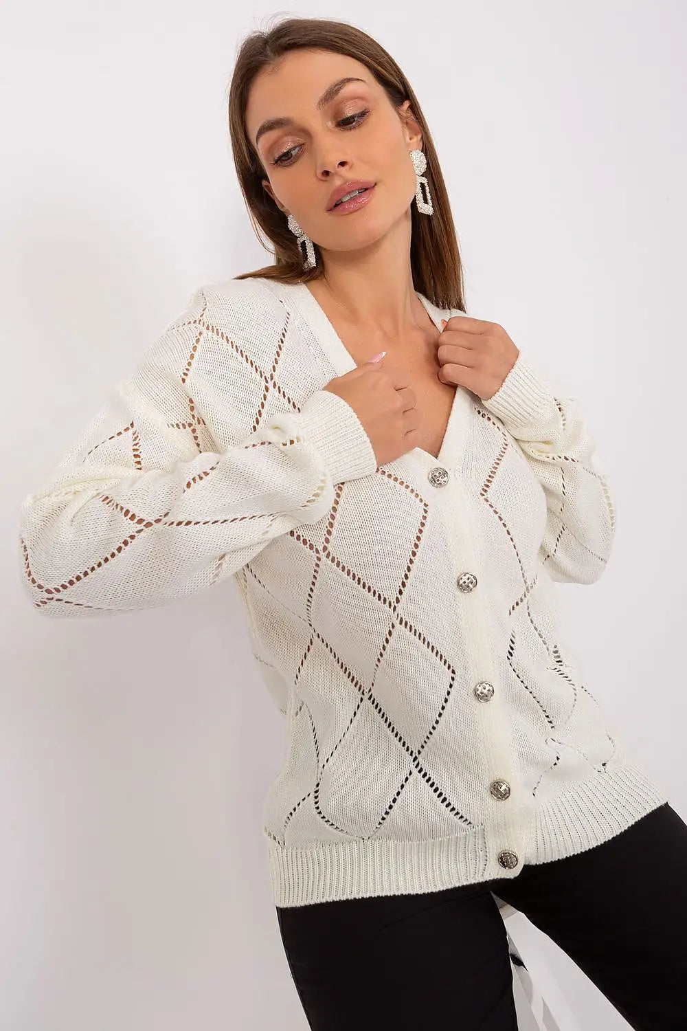 Cardigan da donna traforato - 208629