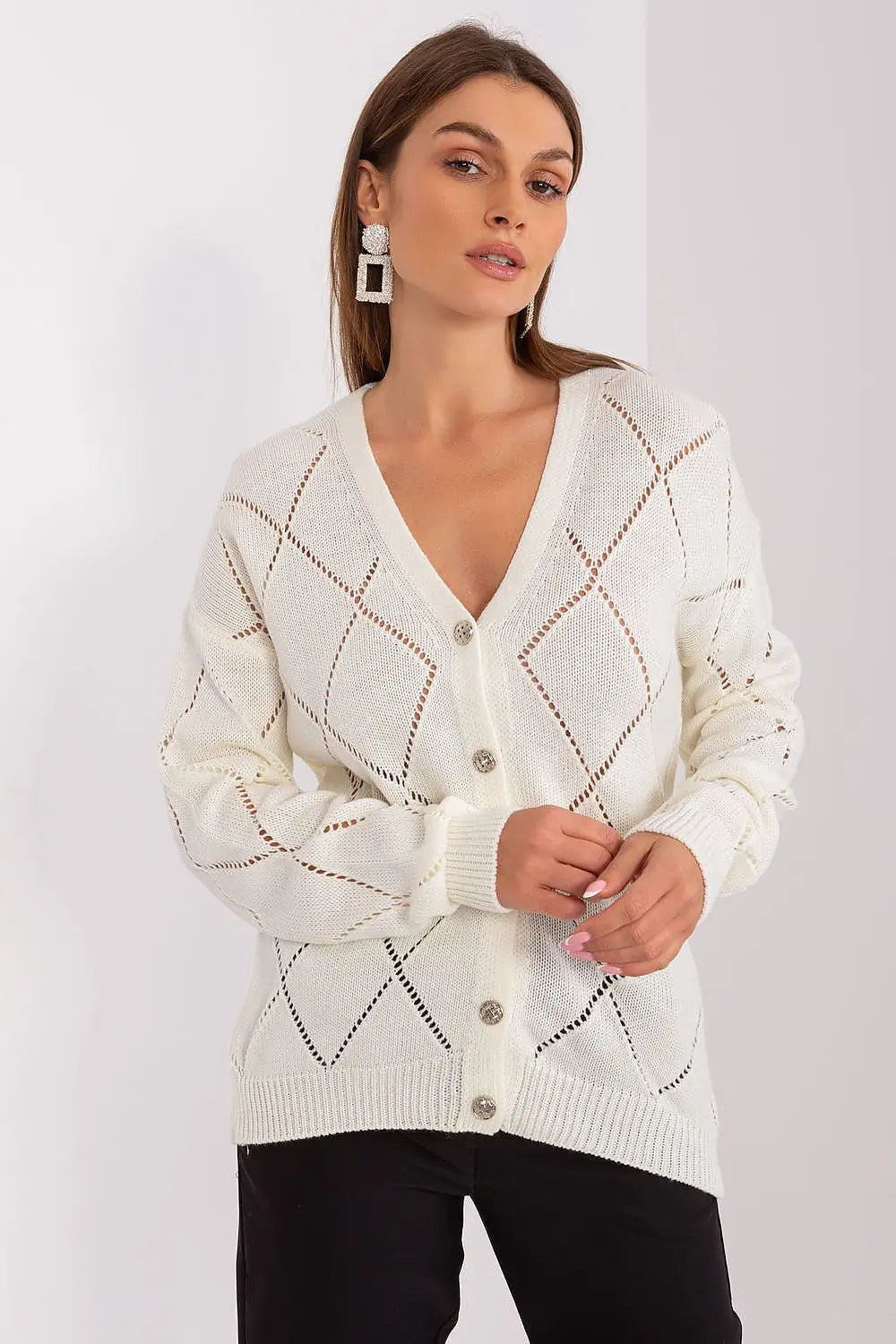 Cardigan da donna traforato - 208629