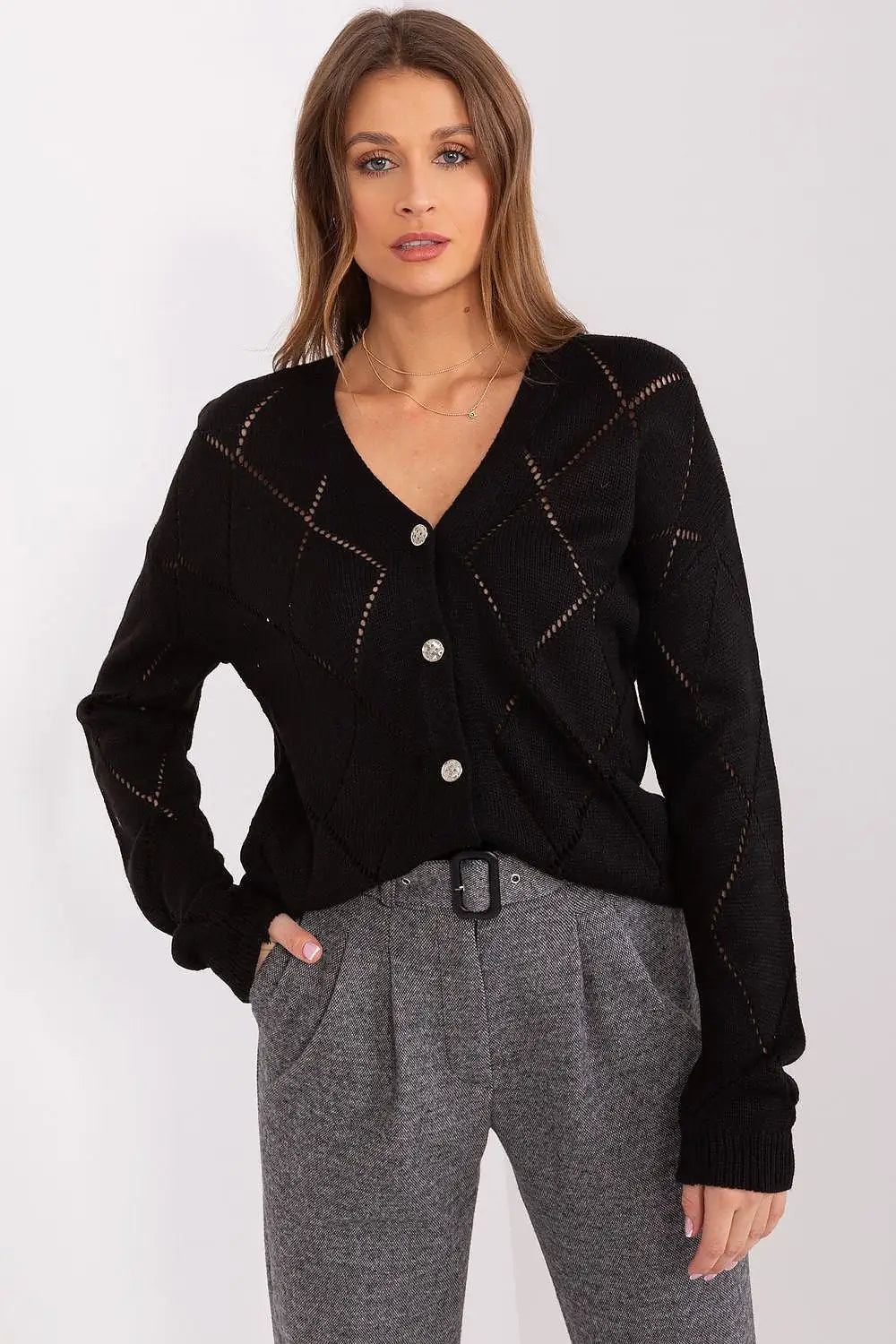 Cardigan da donna traforato - 208629