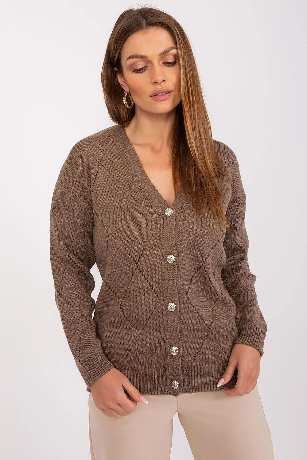Cardigan da donna traforato - 208629