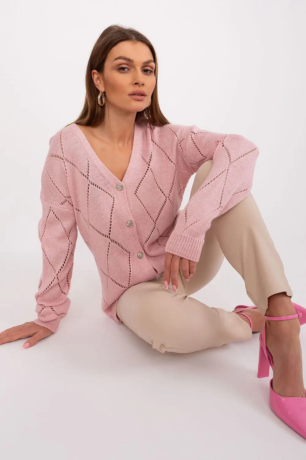 Cardigan da donna traforato - 208629