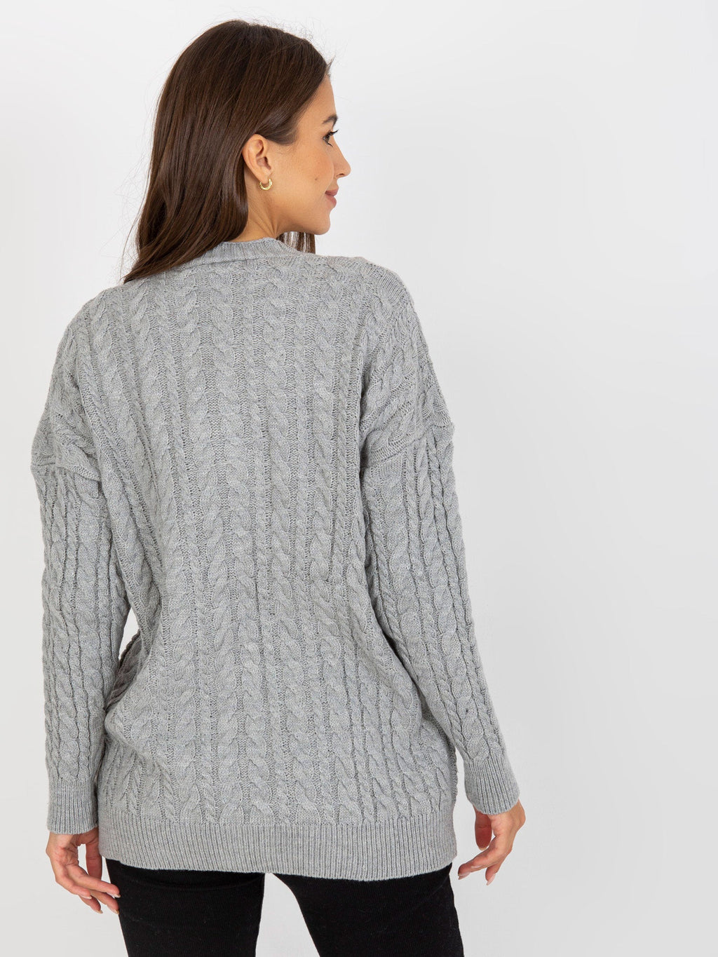 Grigio / Universale Cardigan da donna - 170544