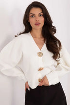 Cardigan donna con bottoni dorati - 221405