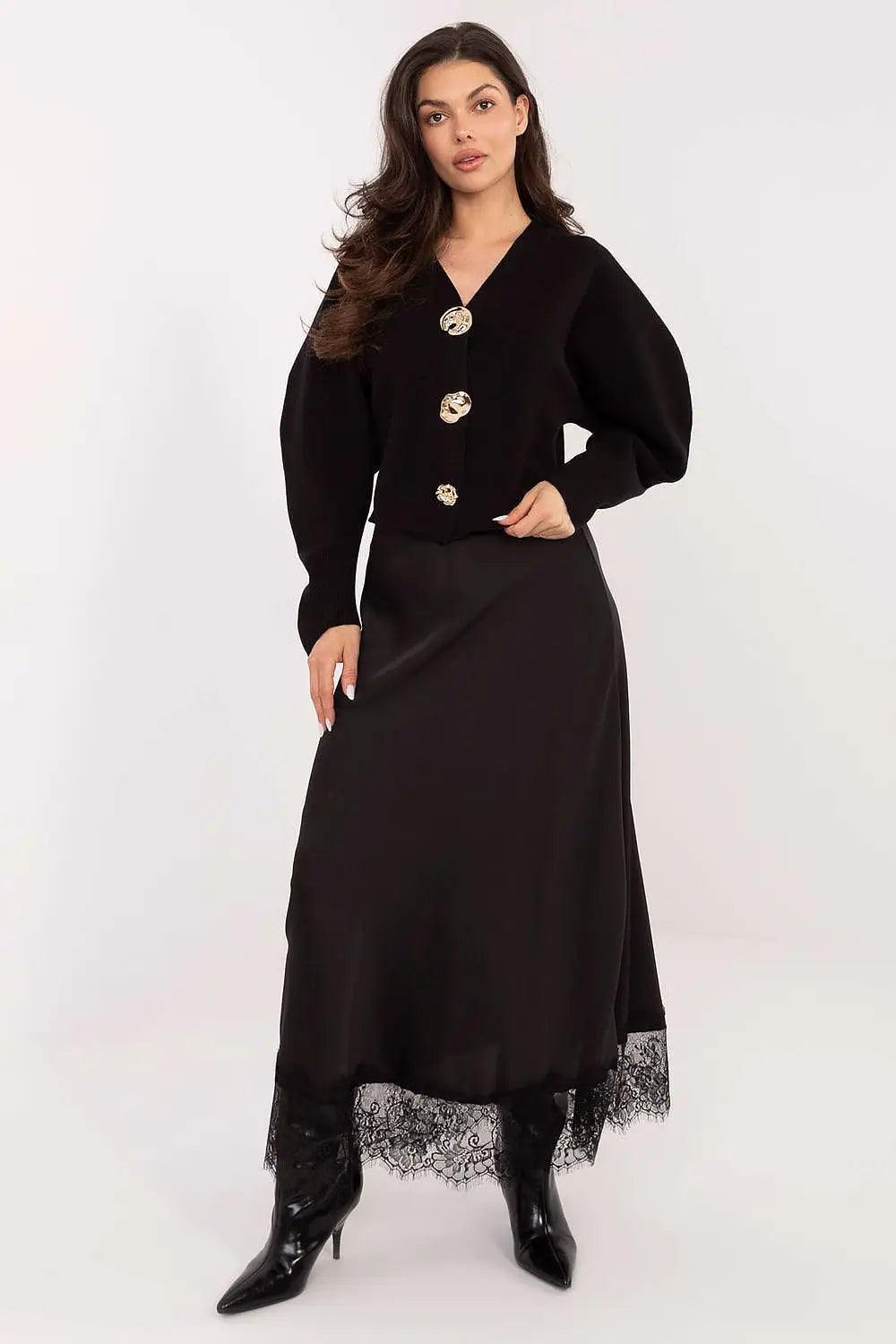 Cardigan donna con bottoni dorati - 221405M