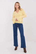 Cardigan donna in con motivo - 222819