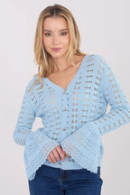 Cardigan donna in con motivo - 222819