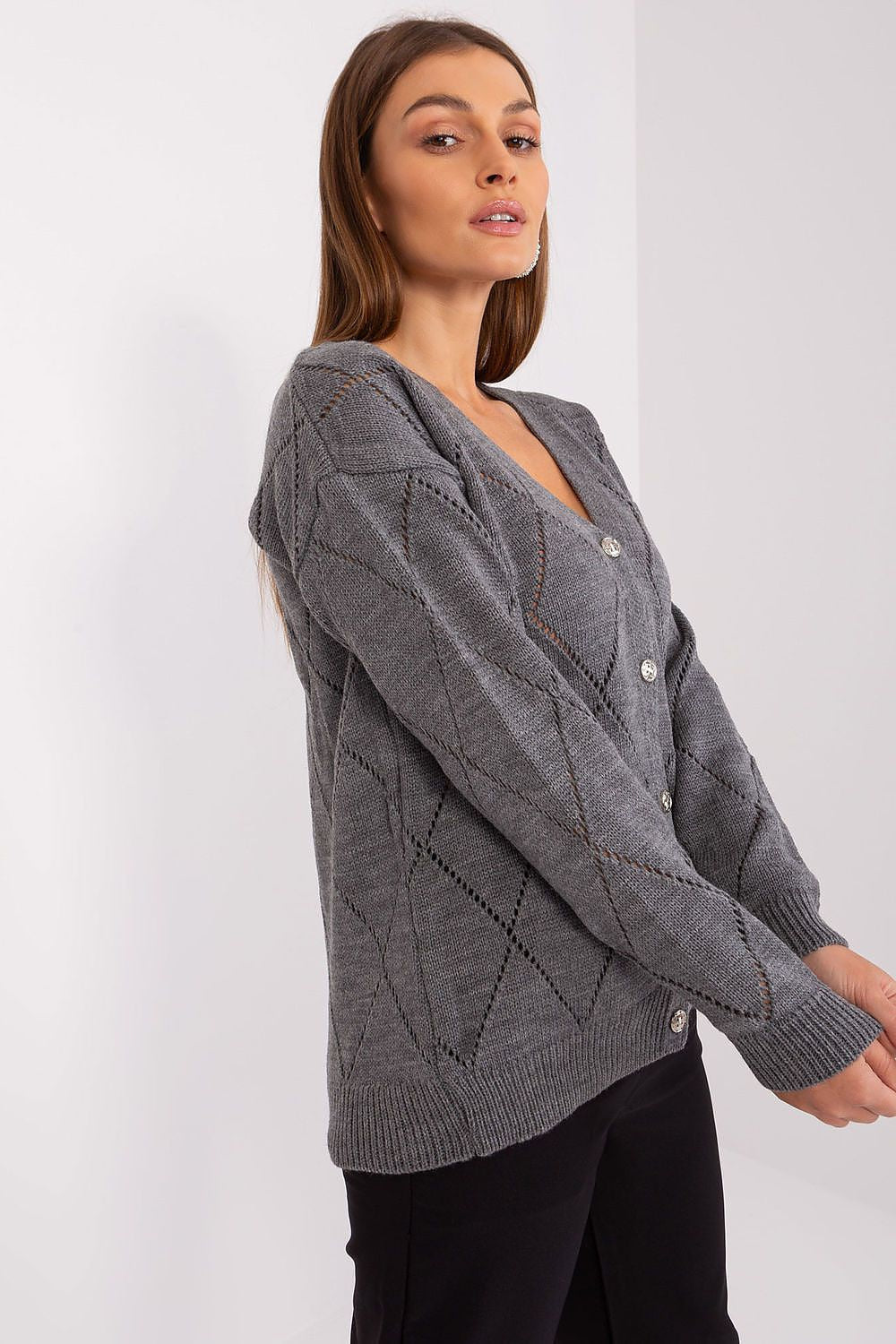 Cardigan da donna traforato - 208629