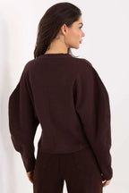 Cardigan in con bottoni dorati - 221699