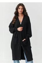 Cardigan lungo da donna con tasche - 218105