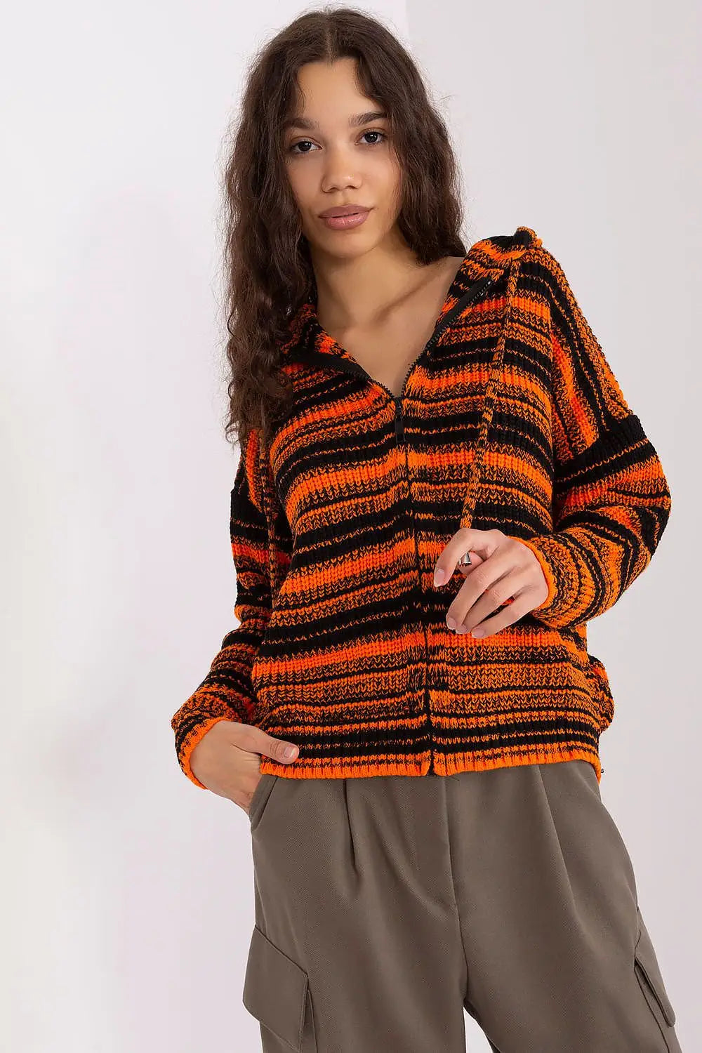 Cardigan rigato da donna - 190763