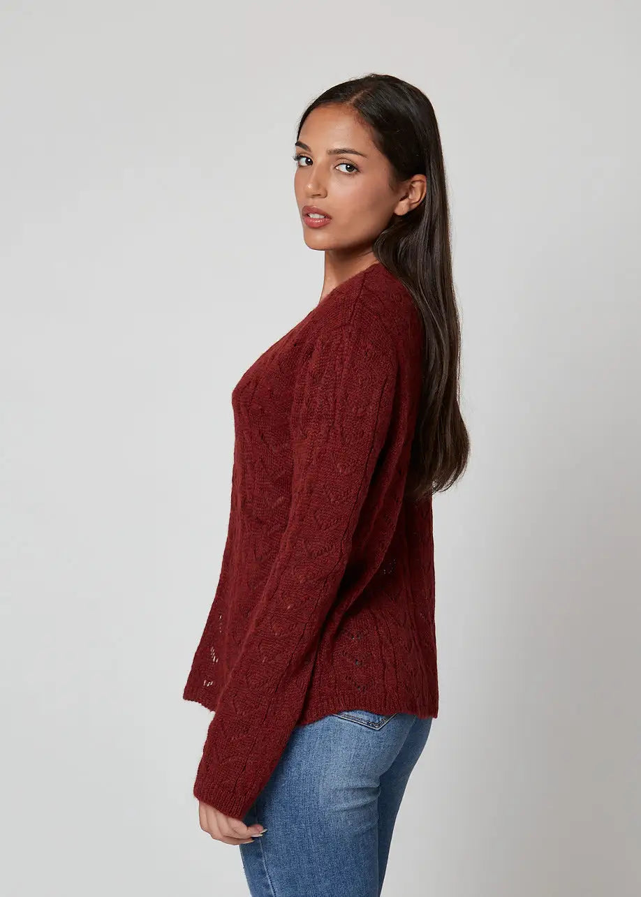 Cardigan traforato - 286549