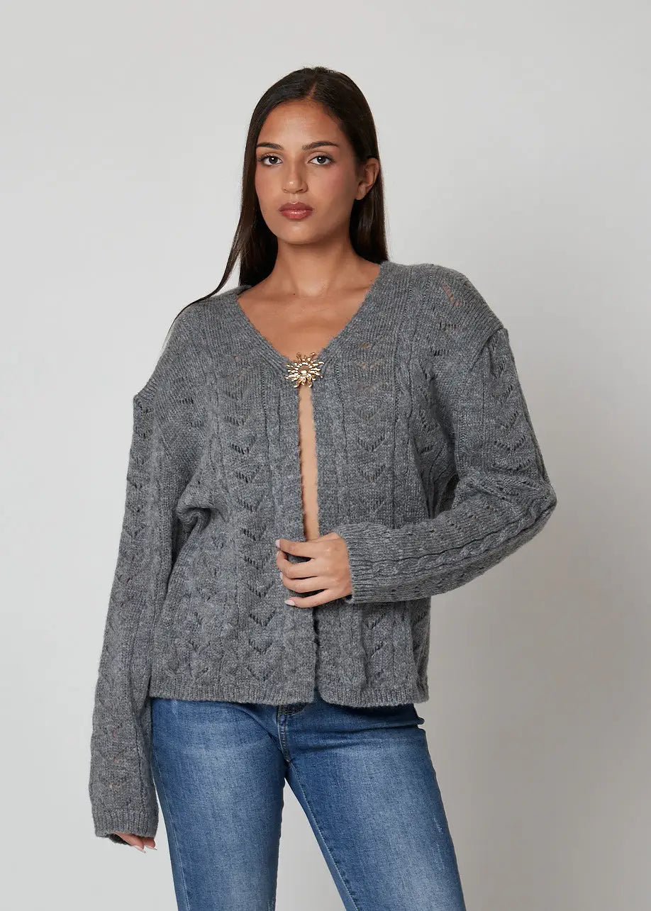 Cardigan traforato - 286549
