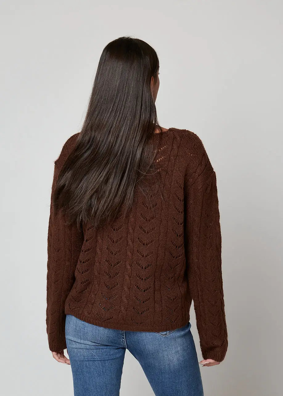 Cardigan traforato - 286549