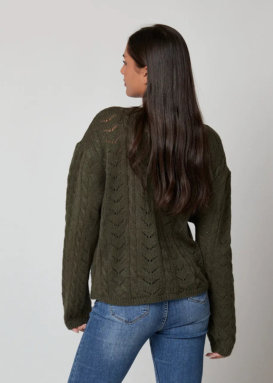 Cardigan traforato - 286549