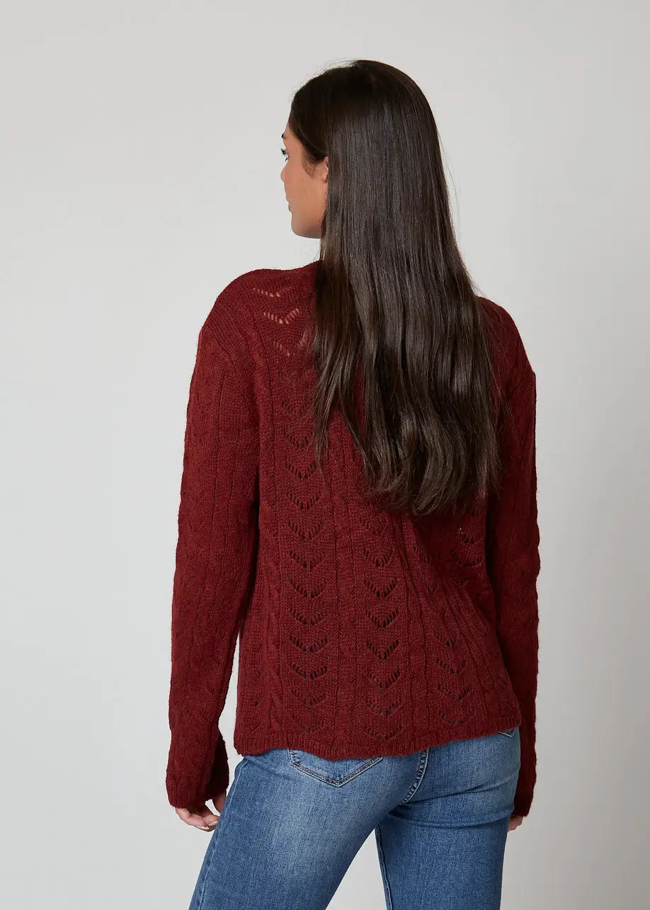 Cardigan traforato - 286549
