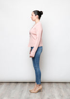 Cardigan con bottoni in 100% cotone