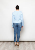 Cardigan con bottoni in 100% cotone