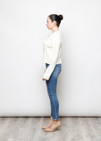 Cardigan con bottoni in 100% cotone