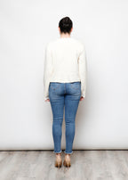 Cardigan con bottoni in 100% cotone