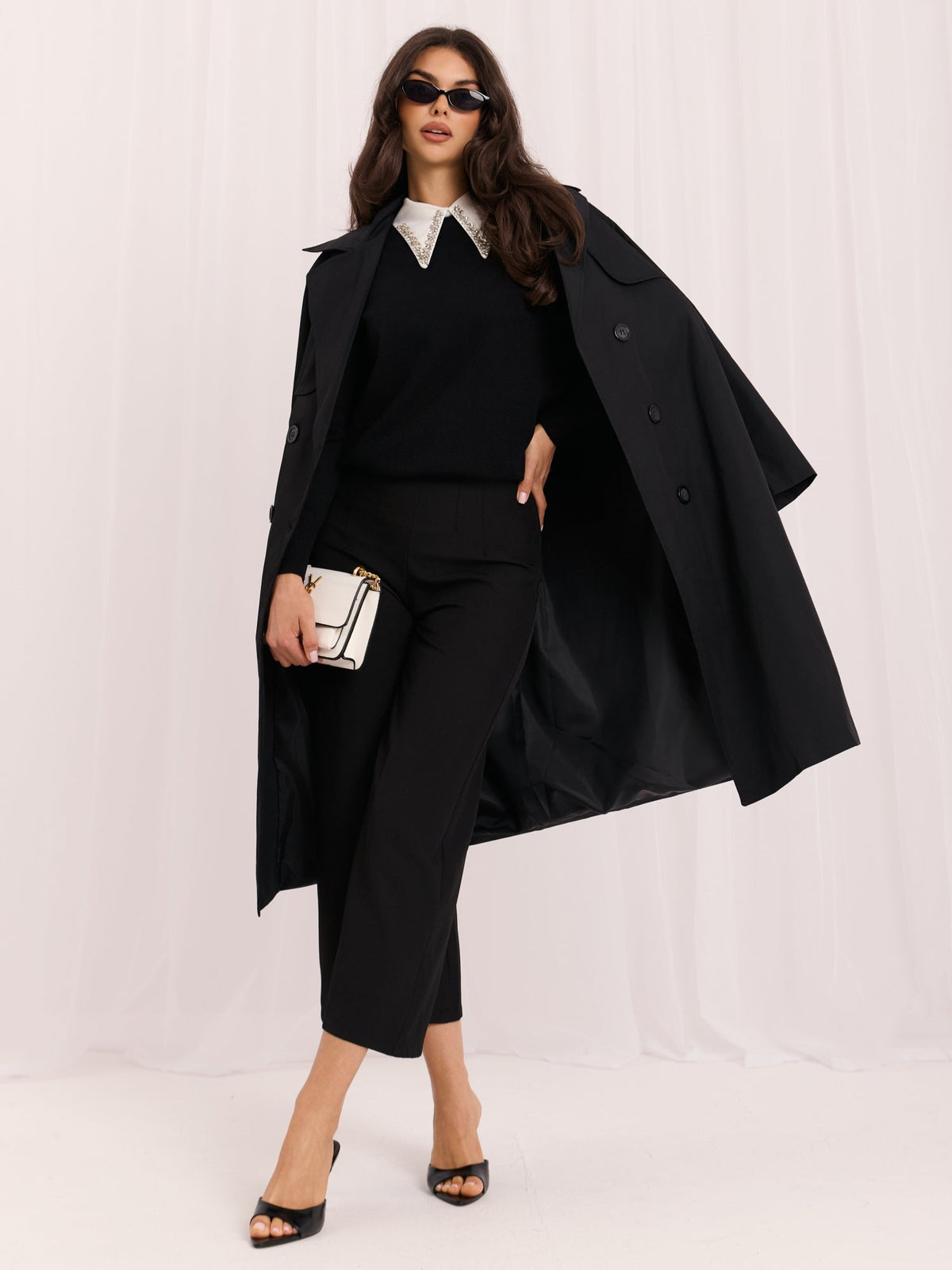 Charlotte - Maglione Elegante in Viscosa con Colletto