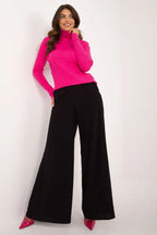 Collo alto model da donna a motivo traforato - 203188