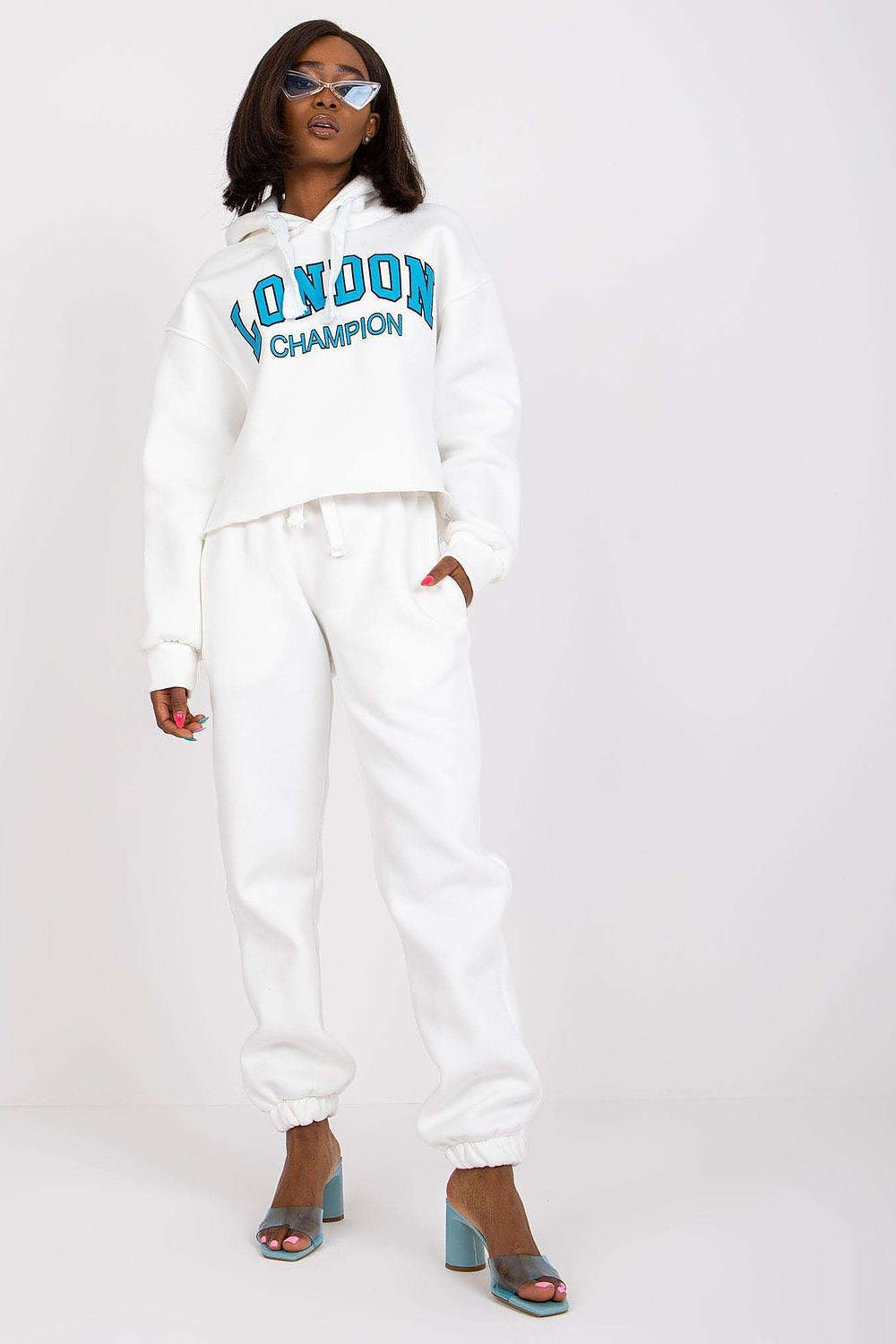 Beige 2 / Universale Completo casual felpa e pantaloni