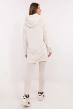 Completo composto da una lunga felpa e leggings - 206084