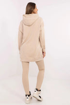 Completo composto da una lunga felpa e leggings - 206084