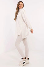 Completo composto da una lunga felpa e leggings - 206084