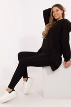 Completo composto da una lunga felpa e leggings - 206084