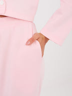 Completo Coordinato Blazer e Pantaloni a Gamba Dritta