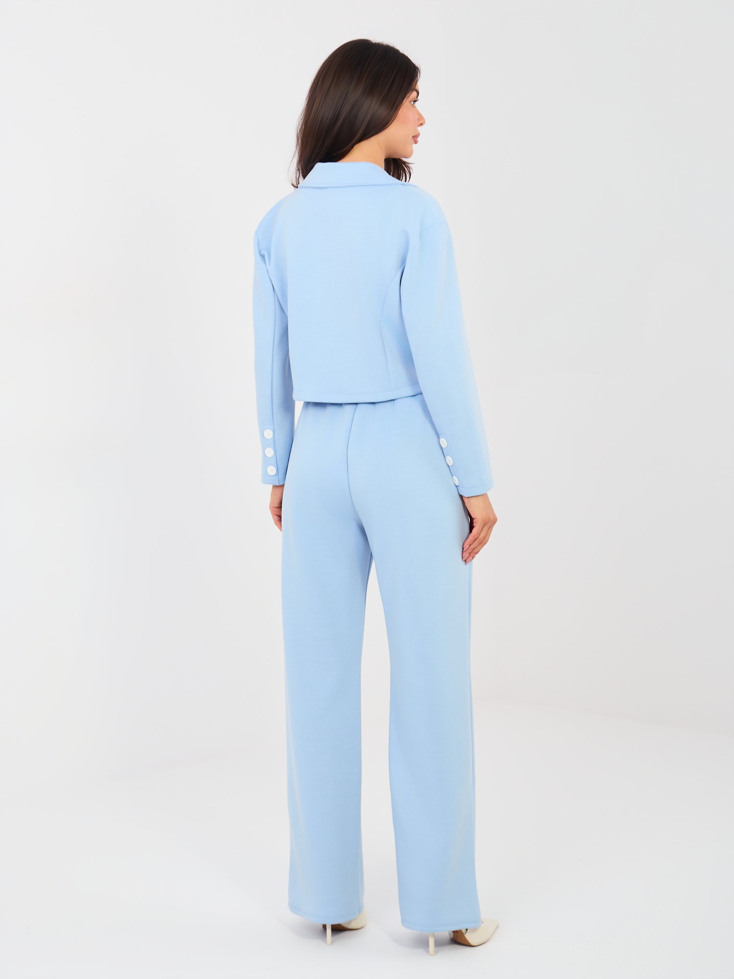 Completo Coordinato Blazer e Pantaloni a Gamba Dritta