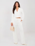 Completo Coordinato Blazer e Pantaloni a Gamba Dritta