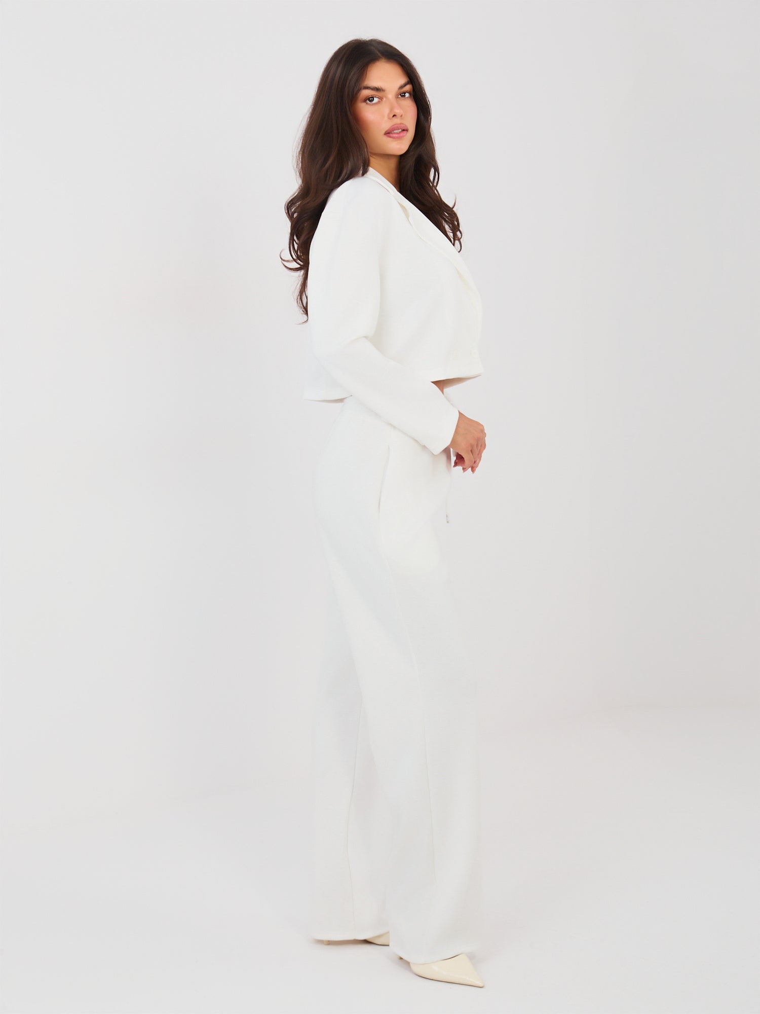 Completo Coordinato Blazer e Pantaloni a Gamba Dritta