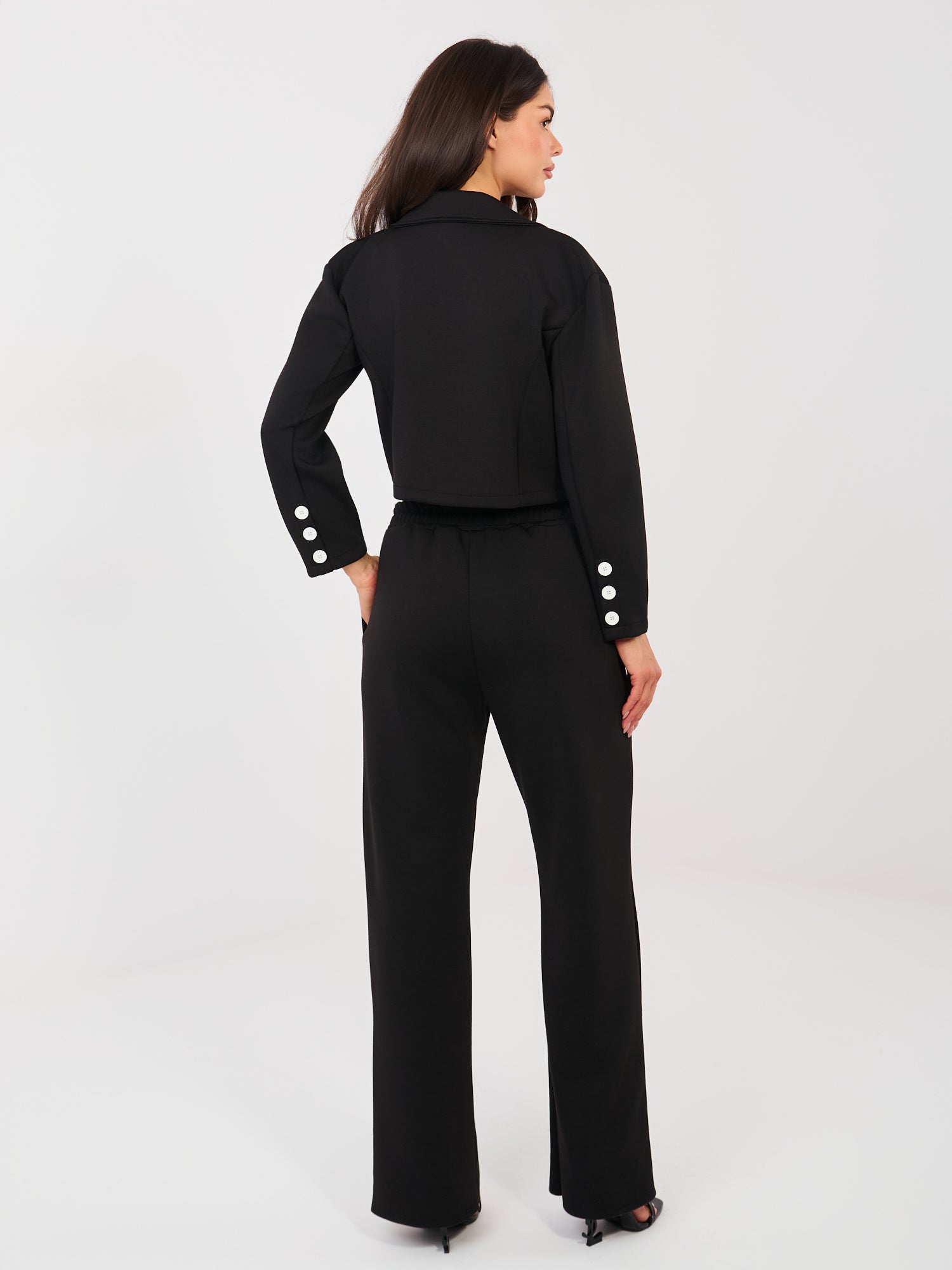 Completo Coordinato Blazer e Pantaloni a Gamba Dritta