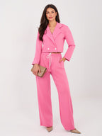 Completo Coordinato Blazer e Pantaloni a Gamba Dritta