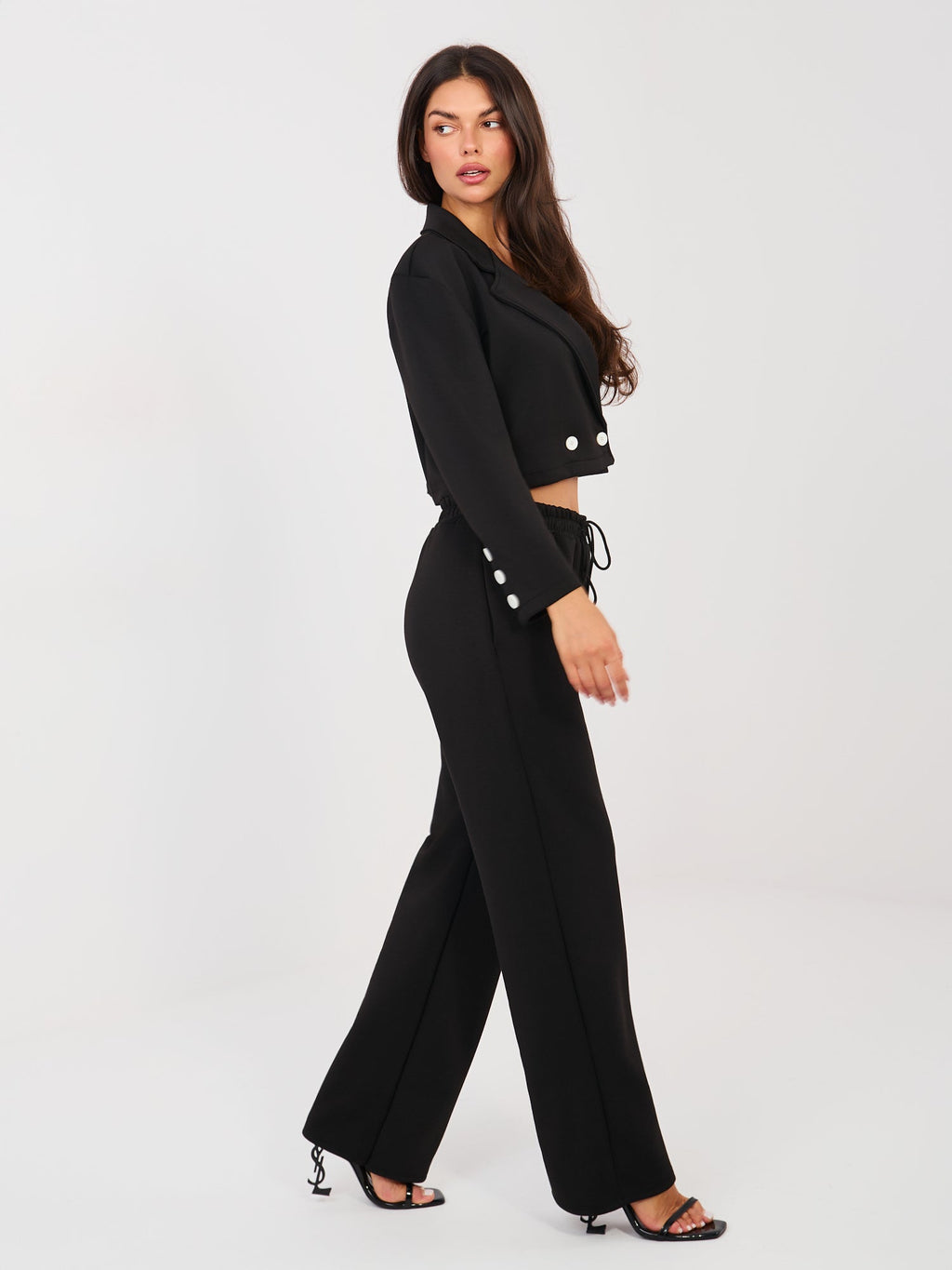 Completo Coordinato Blazer e Pantaloni a Gamba Dritta