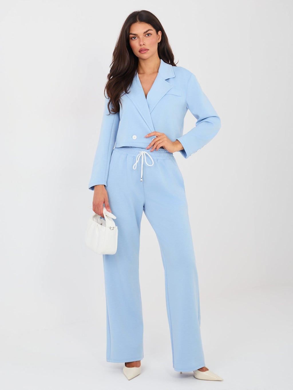 Completo Coordinato Blazer e Pantaloni a Gamba Dritta
